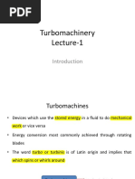 Lecture 1 Introduction Turbomachines