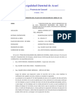 Acta de Paralizacion Nº01