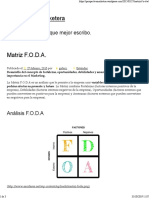 Matriz F.O.D.A. _ Perspectiva.marketera EMPRESAS