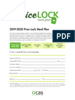 Price Lock Contract 2019 PDF