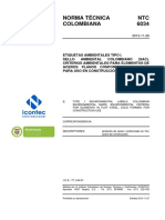 NTC 6034 - Etiquetas Ambientales Tipo I PDF