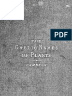 Gaelic Names of Plants