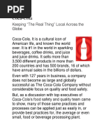 Coca-Cola Quality Management Manual | PDF | Coca Cola | Iso 9000
