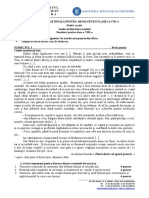 Limba Romana Simulare Judeteana Var PDF