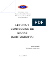 Ensayo Lectura y Confeccion de Mapas