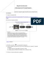 Reporte Determinacion de Formula Empirica