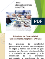 PRINCIPIOS DE CONTABILIDAD GENERALMENTE ACEPTADAS