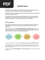 SpringBoot-Training 1.0