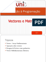 Vetores Matrizes