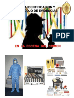 602 La Identificacion y Recojo de Evidencias en La Escena Del Crimen Segun El NCPP PDF