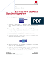12 Pasos para Cambio de Empaquetadura PDF