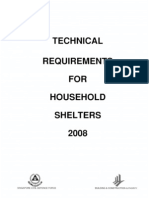 Technical Requirements Household Shelters 2008