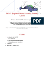 Turuncoglu and Curchitser ROMS Tutorial