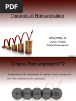 Theories of Remuneration