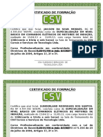 Certificado Comandos Elétricos 2904 A 3005