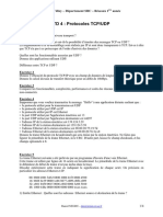 TD 4 Pro Toc Oles TCP UDP Avec Correction PDF