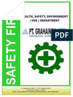 HEALTH, SAFETY, ENVIRONMENT ( HSE ) DEPARTMENT PT. GRAHAINDO JAYA GENERAL CONTRACTOR - PDF