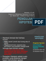 Pengujian Hipotesis 1 PDF