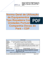 Utilização de Equipamentos Leves Tipo Roçadeira Costal Nas Unid