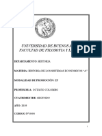 Historia de Los Sistemas Económicos A (Colombo) - 2C 2019 PDF