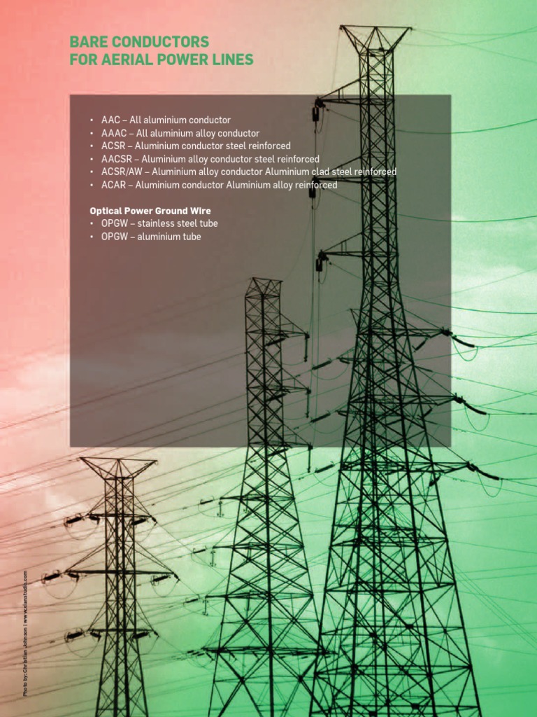 Bare Conductors PDF | PDF | Electrical Conductor | Electricity