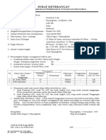 Surat Keterangan Tunjangan Keluarga