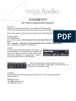 Harmony Manual PDF