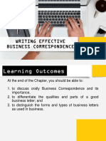 1.1 Business Correspondence