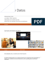 Presentacion de Base de Datos