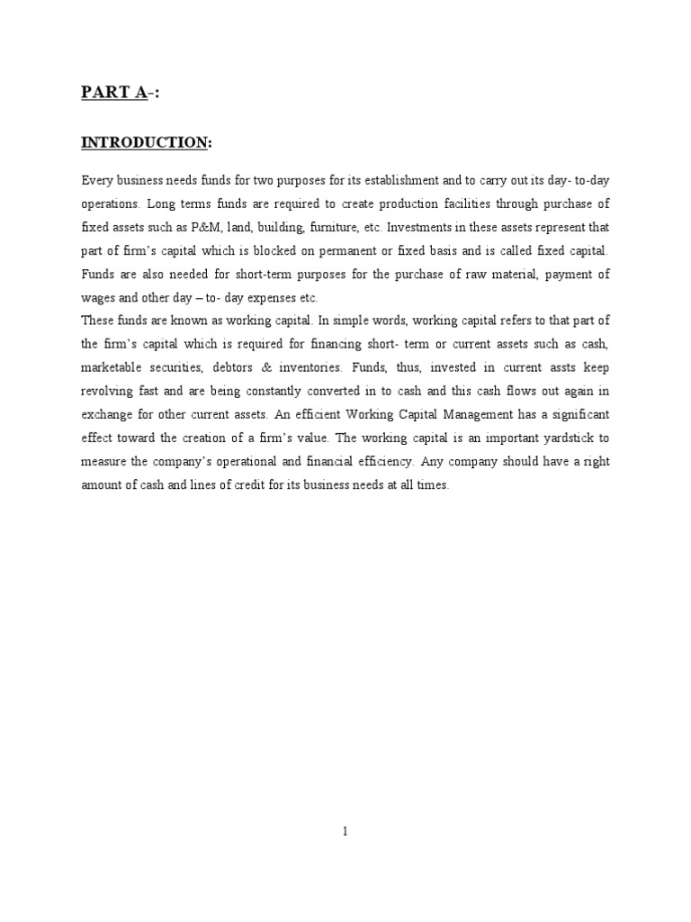 Part 2 | PDF | Working Capital | Credit