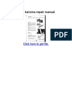 Hero Honda Karizma Repair Manual PDF