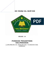 Absensi Ngaji Al-Qur'an Kelas A