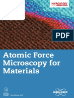 Atomic Force Microscopy For Materials First Edition PDF
