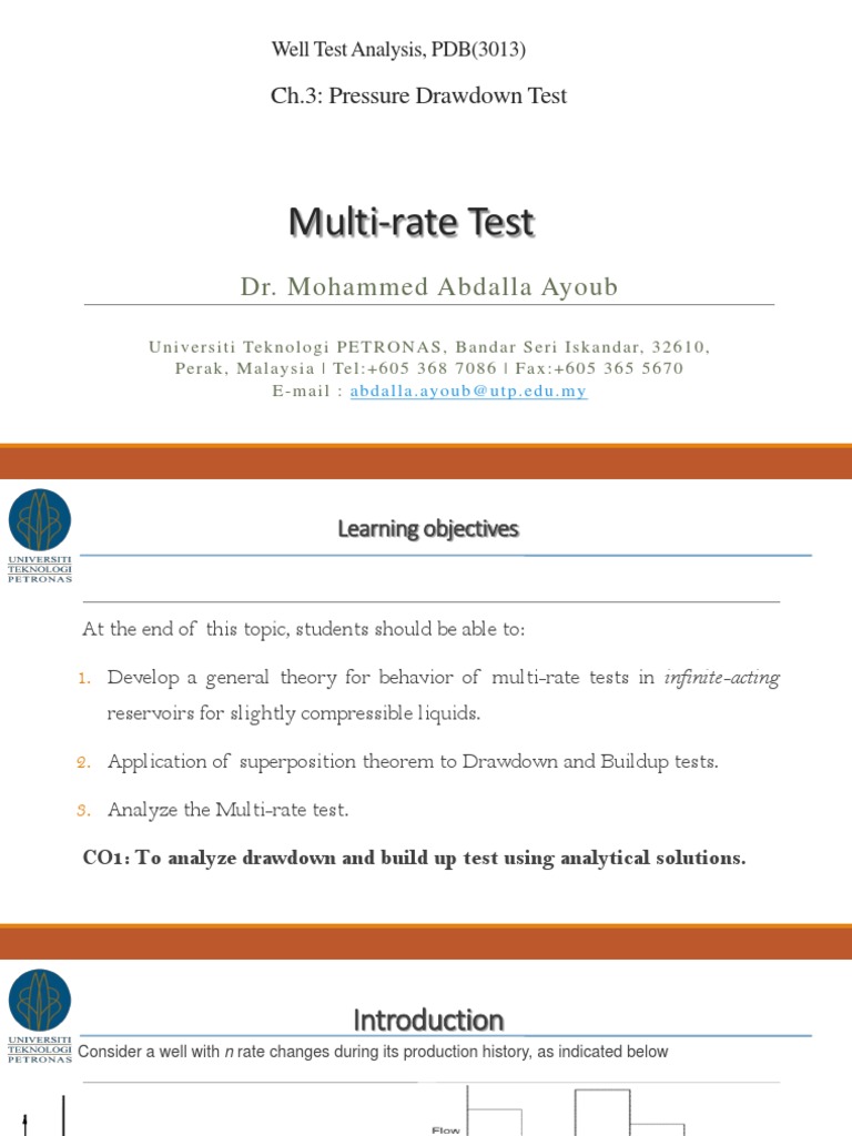 Multi-Rate Well Test Analysis Guide | PDF | Physics | Mathematical Analysis