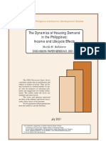 The Dynamics of Housing Demand in The Philippines: Income and Lifecycle Effects