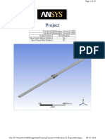 Modal Analysis, 1500 x 40 x 10mm, Aluminium 2024-O