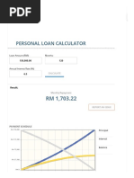 Personal Loan Calculator Malaysia - Calculator - Com.my PDF