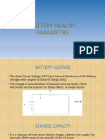 BATTERY HEALTH PARAMETRS