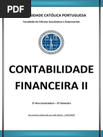 Resumo de movimentos