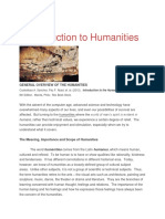 Introduction to the Humanities: A General Overview