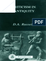 (D. A. Russell) Criticism in Antiquity (BookFi) PDF