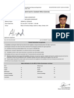 Admit Card Template