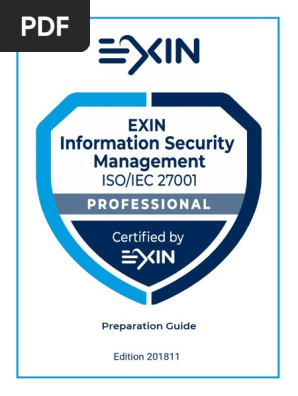 Exin Information Security Management Professional Preparation Guide Pdf Information Security Risk Management