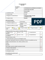 FIŞA DISCIPLINEI - Arta Actorului II B SEM II