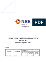 Real Time Tariff Domestic New