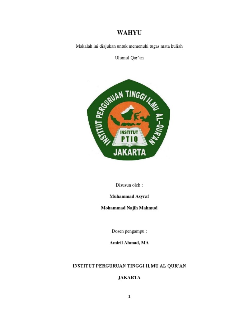 Wahyu Ulumul Quran Pdf