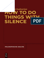 KHATCHADOURIAN, Haig - How To Do Things With Silence