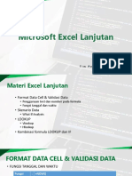 Microsoft Excel Lanjutan. T I M P e N G A J A R T I K PDF
