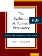 Robert Sadoff-The Evolution of Forensic Psychiatry - History, Current Developments, Future Directions-Oxford University Press (2015) PDF