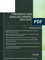 Preparasi Dan Analisis Sampel Biologis